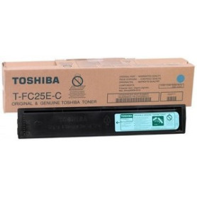 Cartus de toner original Toshiba T-FC25E-C Cyan (TFC25EC, 6AJ00000072)