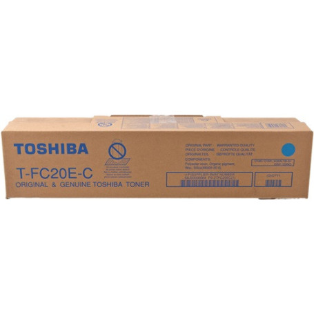 Cartus de toner Toshiba T-FC20E-C Cyan (TFC20EC, 6AJ00000064)