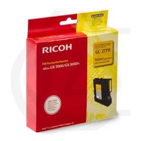 Cartus de gel original Ricoh GC 21YHY Yellow (405539,GC-21YHY)