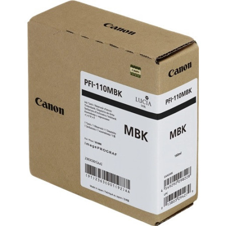 Canon PFI-110MBK Matte Black (2363C001, PFI110MBK) — Cartus