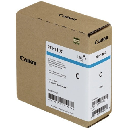 Canon PFI-110C Cyan (2365C001, PFI110C) — Cartus de cerneala