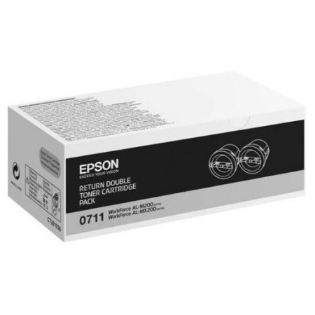 Epson 0711 Double Pack Black (C13S050711) — Cartus de toner