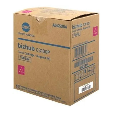 Konica Minolta TNP50M Magenta (A0X5354, TNP-50M) — Cartus