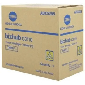 Konica Minolta TNP51Y Yellow (A0X5255, TNP-51Y) — Cartus de