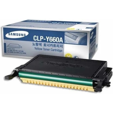 Samsung CLP-Y660A Yellow (ST953A) — Cartus de toner
