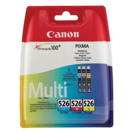 Canon CLI-526 CMY (4541B006, CLI526CMY) — Pachet cartuse de