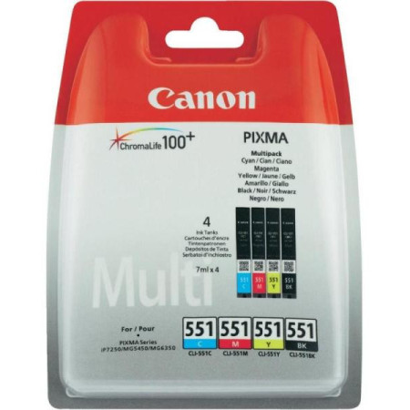 Canon CLI-551 KCMY (6509B009AA, CLI551KCMY) — Pachet
