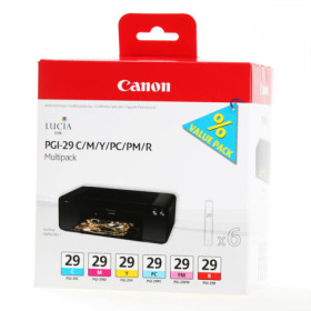 Canon PGI-29 CMY/ PC/ PM/ R (4873B005) — Pachet cartuse de