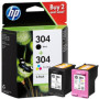 HP 304 Black & Color pack (3JB05AE) — Pachet cartuse de