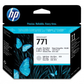 HP 771 Photo Black & Light Gray Printhead (CE020A) — Cap de