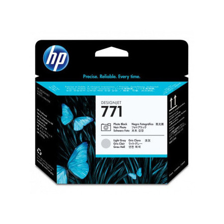 HP 771 Photo Black & Light Gray Printhead (CE020A) — Cap de