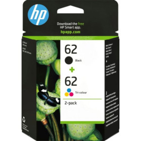 HP 62 Black & Color (N9J71AE) — Pachet cartuse de cerneala