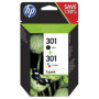 HP 301 Black & Color (N9J72AE) — Pachet cartuse de cerneala