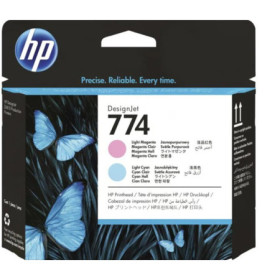 HP 774 Light Magenta & Light Cyan Printhead (P2V98A) — Cap