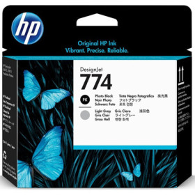 HP 774 Photo Black & Light Gray Printhead (P2W00A) — Cap de