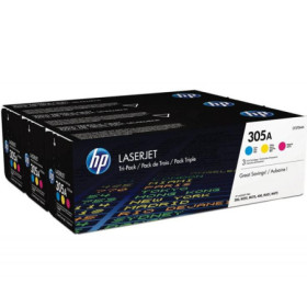 HP 305A Cyan/ Magenta/ Yellow (CE411A, CMY) — Pachet