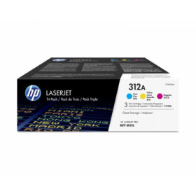 HP 312A Cyan/ Magenta/ Yellow (CF440AM, CMY) — Pachet