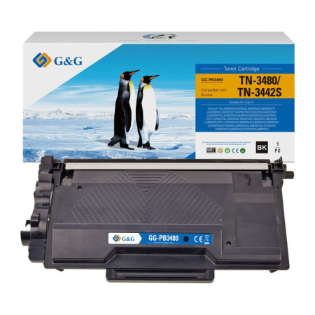 Brother TN 3480 Black (TN-3480, TN3480) — Toner Premium G&G