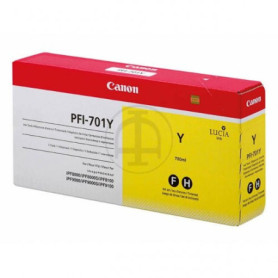 Cartus de cerneala Canon PFI-701Y Yellow (0903B001, PFI701Y)