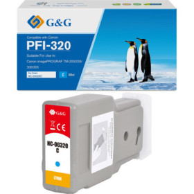 Canon PFI-320C Cyan (2891C001, PFI320C) — Cartus Premium G&G