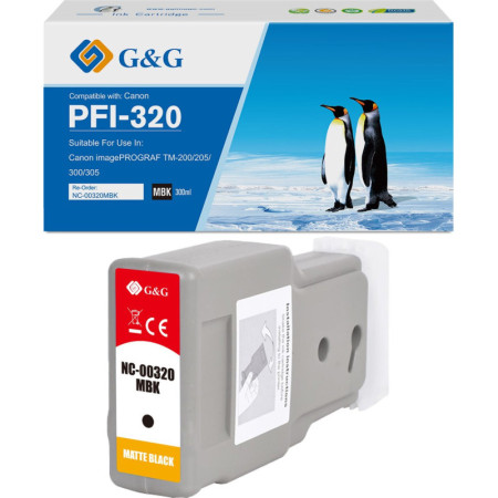 Canon PFI-320MBK Matte Black (2889C001, PFI320MBK) — Cartus