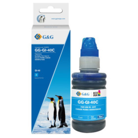 Canon 40C Cyan (3400C001, GI40C) — Flacon cerneala Premium