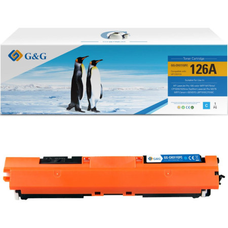 HP 126A Cyan (CE311A) — Toner Premium G&G