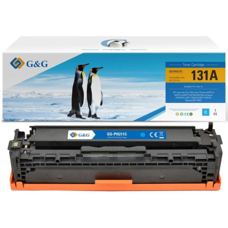 HP 131A Cyan (CF211A) — Toner Premium G&G