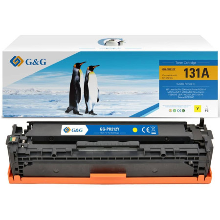 HP 131A Yellow (CF212A) — Toner Premium G&G