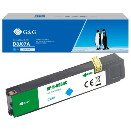 HP 980 Cyan (D8J07A) — Cartus Premium G&G