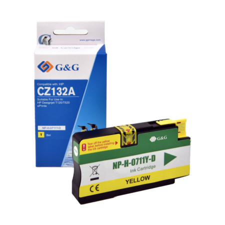 HP 711 Yellow(CZ132A) — Cartus Premium G&G