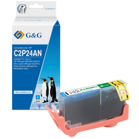 HP 935XL Cyan (C2P24AE) — Cartus Premium G&G