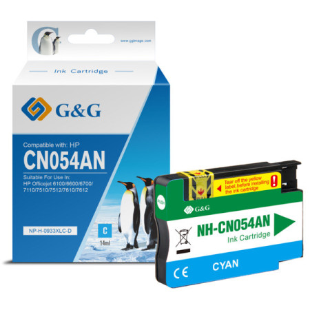 HP 933XL Cyan (CN054AE) — Cartus Premium G&G