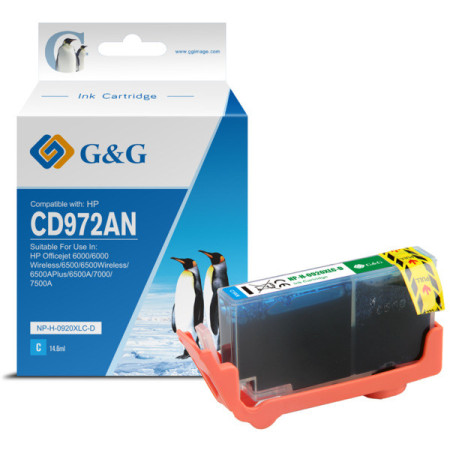 HP 920XL Cyan (CD972AE) — Cartus Premium G&G