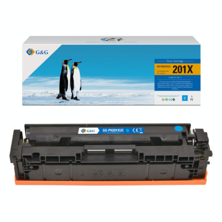 HP 201X Cyan (CF401X) — Toner Premium G&G