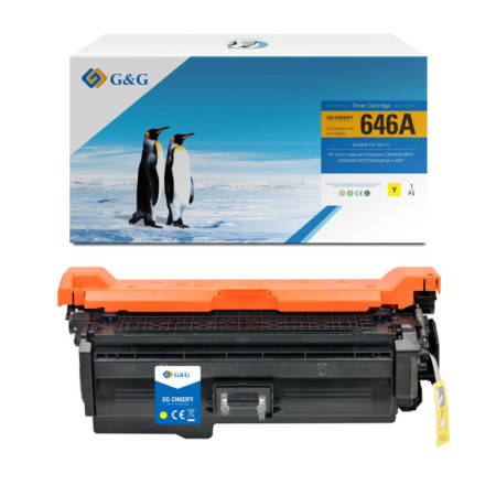 HP 646A Yellow (CF032A) — Toner Premium G&G