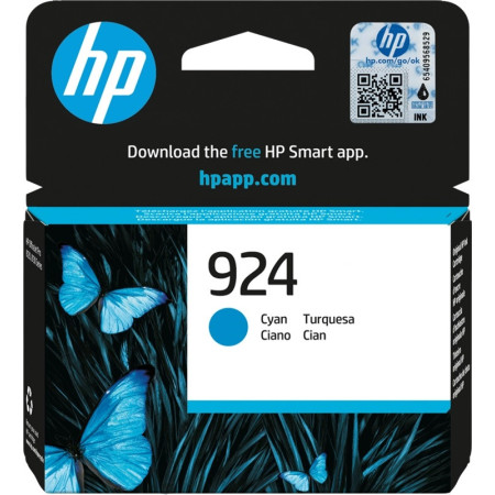 HP 924 Cyan (4K0U3NE) — Cartus de Cerneala