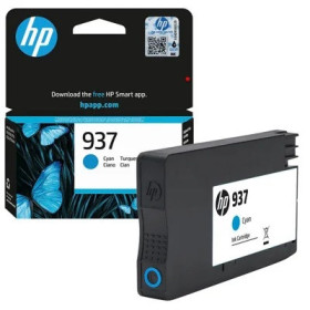 HP 937 Cyan (4S6W2NE) — Cartus de Cerneala