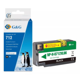 HP 712 Black (3ED71A) — Cartus Premium G&G