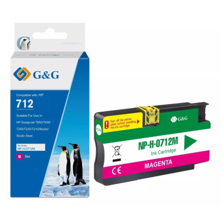 HP 712 Magenta (3ED68A) — Cartus Premium G&G