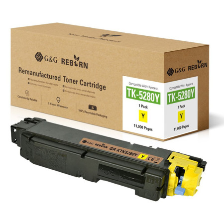 Kyocera TK-5280Y Yellow (TK5280Y, 1T02TWANL0) — Toner