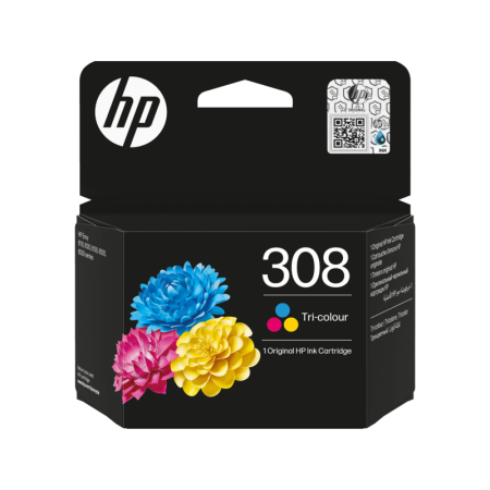 HP 308 Tricolor (7FP20UE) — Cartus de Cerneala