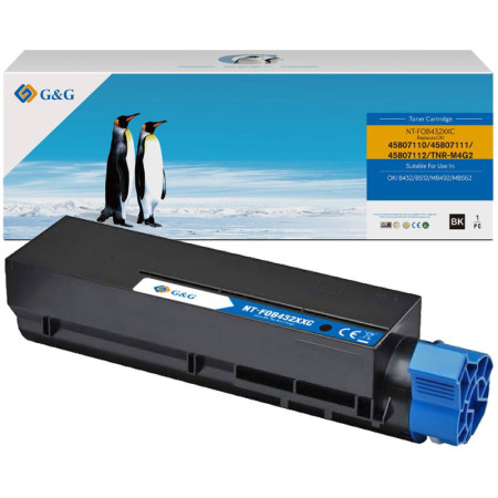 Oki 45807111 Black — Toner Premium G&G