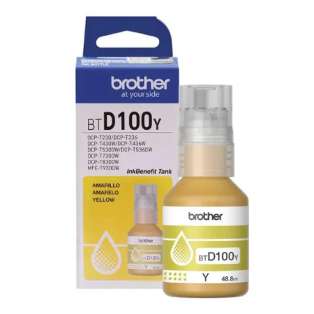 Brother BT D100 Yellow (BT-D100Y, BTD100Y) — Flacon cerneala