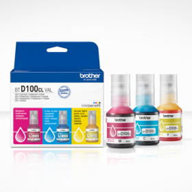 Brother BT D100 Coloured Multipack (BT-D100CVAL