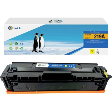 HP 219A Yellow (W2192A) — Toner Premium G&G