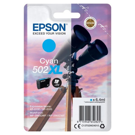 Epson 502XL Cyan (C13T02W24010) — Cartus de Cerneala