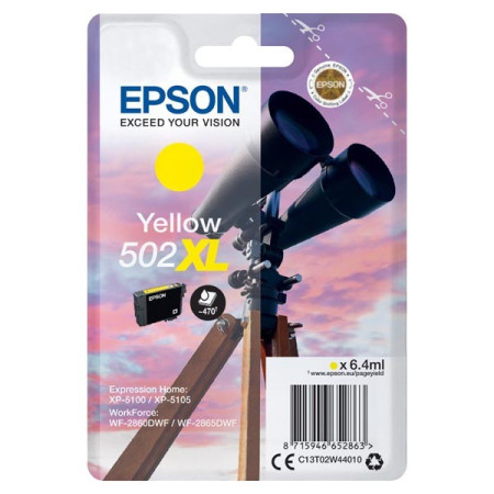 Epson 502XL Yellow (C13T02W44010) — Cartus de Cerneala