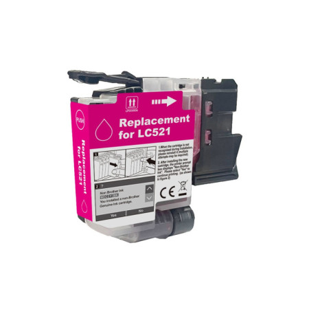 Brother LC 521 Magenta (LC-521M, LC521M) — Cartus compatibil