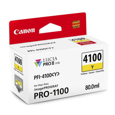 Canon PFI-4100Y Yellow (6780C001AA, PFI4100Y) — Cartus de